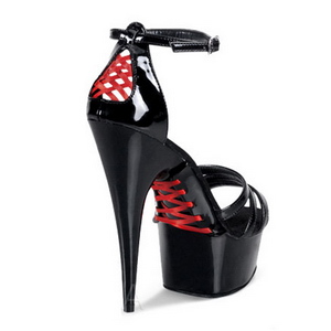 Black 15 cm Pleaser DELIGHT-662 High Heels Platform