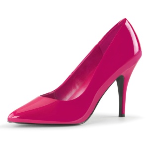 Fuchsia Lack 10 cm VANITY-420 klassische spitze pumps high heels