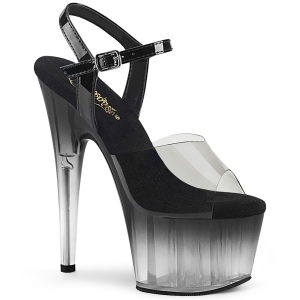 Grau transparent 18 cm ADORE-708T-2 exotic pole dance schuhe