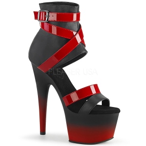 Kunstleder 18 cm ADORE-700-15 pleaser sandaletten mit plateau