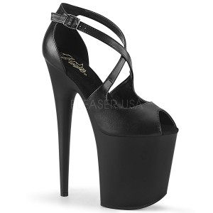 Kunstleder plateau 20 cm FLAMINGO-821 pleaser high heels