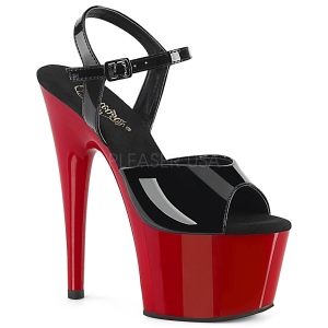 Lackleder 18 cm ADORE-709 Roter Plateau High Heel Schuhe