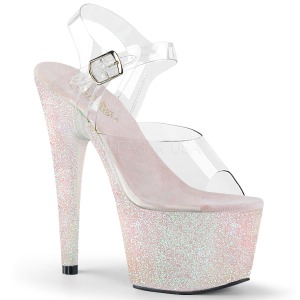 Opal glitter 18 cm Pleaser ADORE-708HMG pole dance high heels schuhe