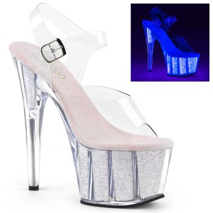 Opal glitter 18 cm Pleaser ADORE-708UVG pole dance high heels schuhe