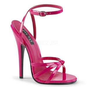 Pink 15 cm Devious DOMINA-108 Sandaletten mit high heels