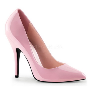 Pink Lack 13 cm SEDUCE-420 spitze pumps high heels