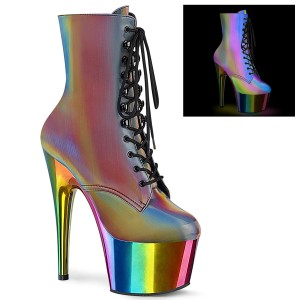 Regenbogen 18 cm ADORE-1020RC-REFL pole dance stiefeletten