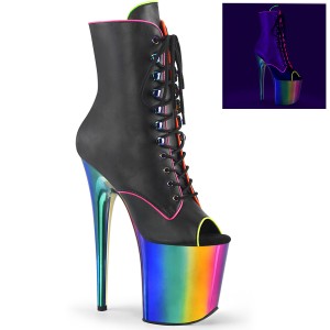 Regenbogen 20 cm FLAMINGO-1021RC-02 pole dance stiefeletten