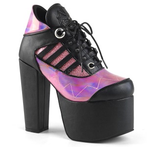 Rosa Hologramm 14 cm TORMENT-216 lolita plateau stiefeletten