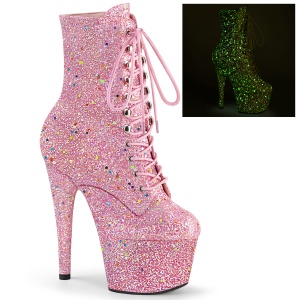 Rosa glitter 18 cm ADORE-1020GDLG pole dance ankel boots