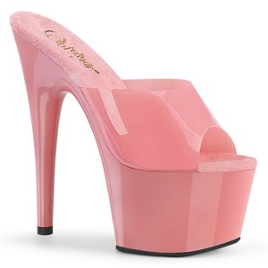 Rose Jelly-Like 18 cm ADORE-701N Exotic stripper high heel mules