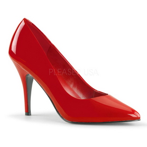 Rot Lack 10 cm VANITY-420 High Heels Pumps für Männer