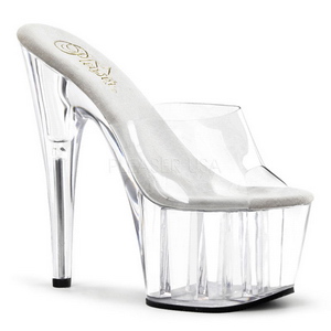 Transparent 18 cm ADORE-701 Plateau Mules Schuhe