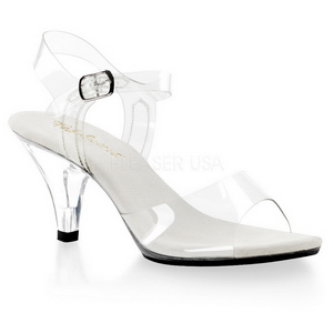 Transparent 8 cm BELLE-308 High Heels for Men