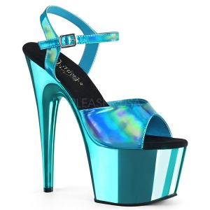 Türkis 18 cm ADORE-709HGCH Hologramm plateau high heels