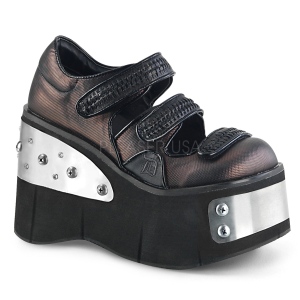 Vegan 11,5 cm DemoniaCult KERA-13 lolita plateauschuhe