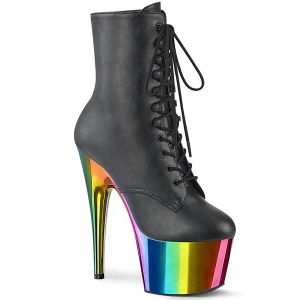 Vegan 18 cm ADORE-1020RC Exotic pole dance ankle boots