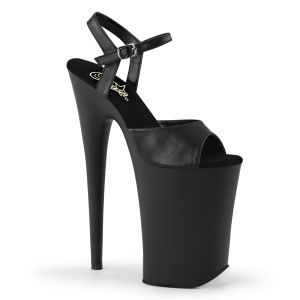 Vegan 23 cm INFINITY-909 pleaser heels - extreme plateau high heels