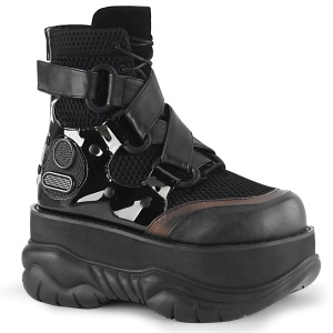 Vegan 7,5 cm NEPTUNE-126 demoniacult stiefeletten - unisex cyberpunk stiefeletten