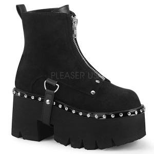 Vegan 9 cm ASHES-100 DemoniaCult stiefeletten mit plateau