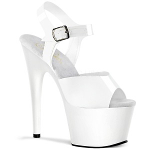 Weiss 18 cm ADORE-708N High Heels Plateauschuhe