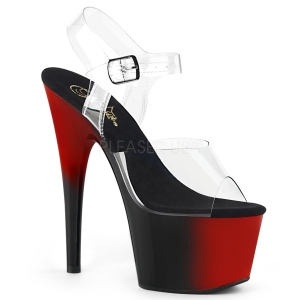 Zweifarbig 18 cm ADORE-708BR plateauschuhe high heels