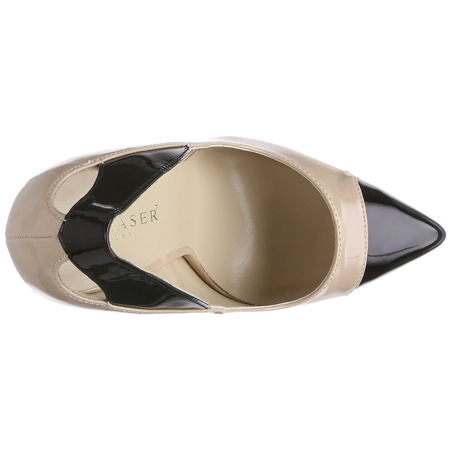 high heels beige lack