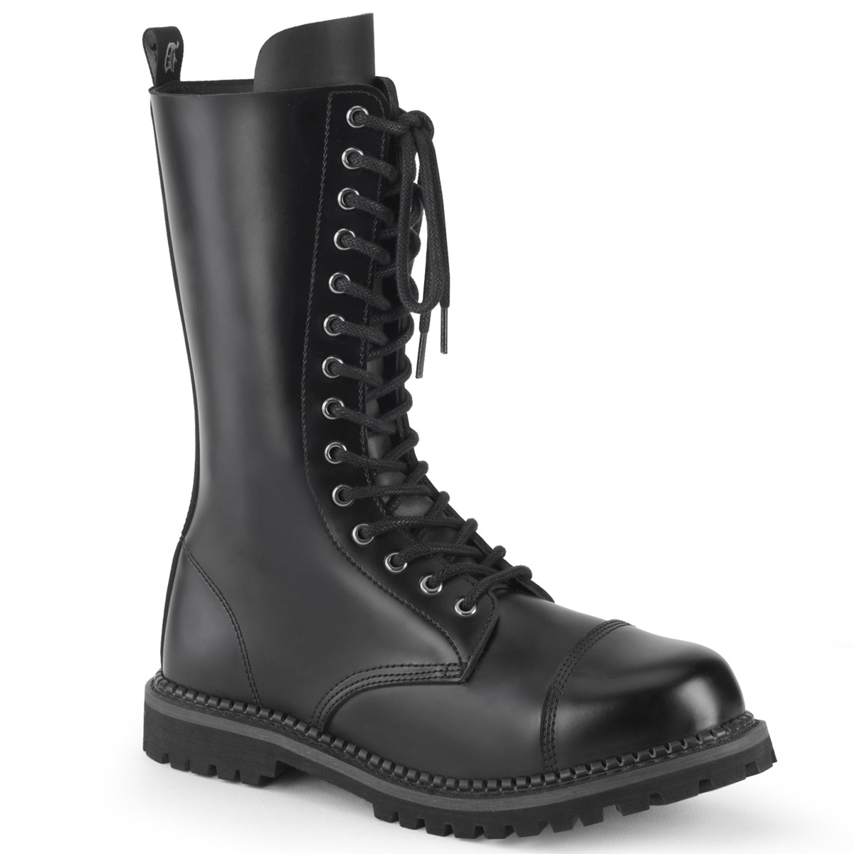 genuine leather combat boots womens