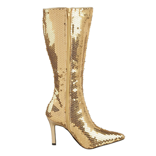 gold glitter boots womens
