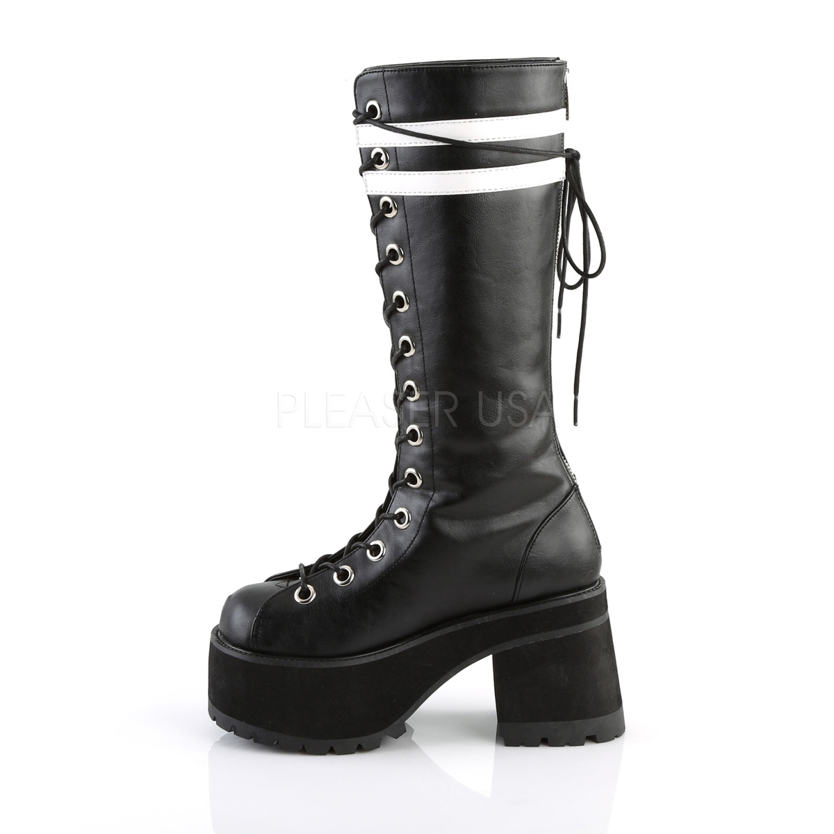 demonia lace up boots