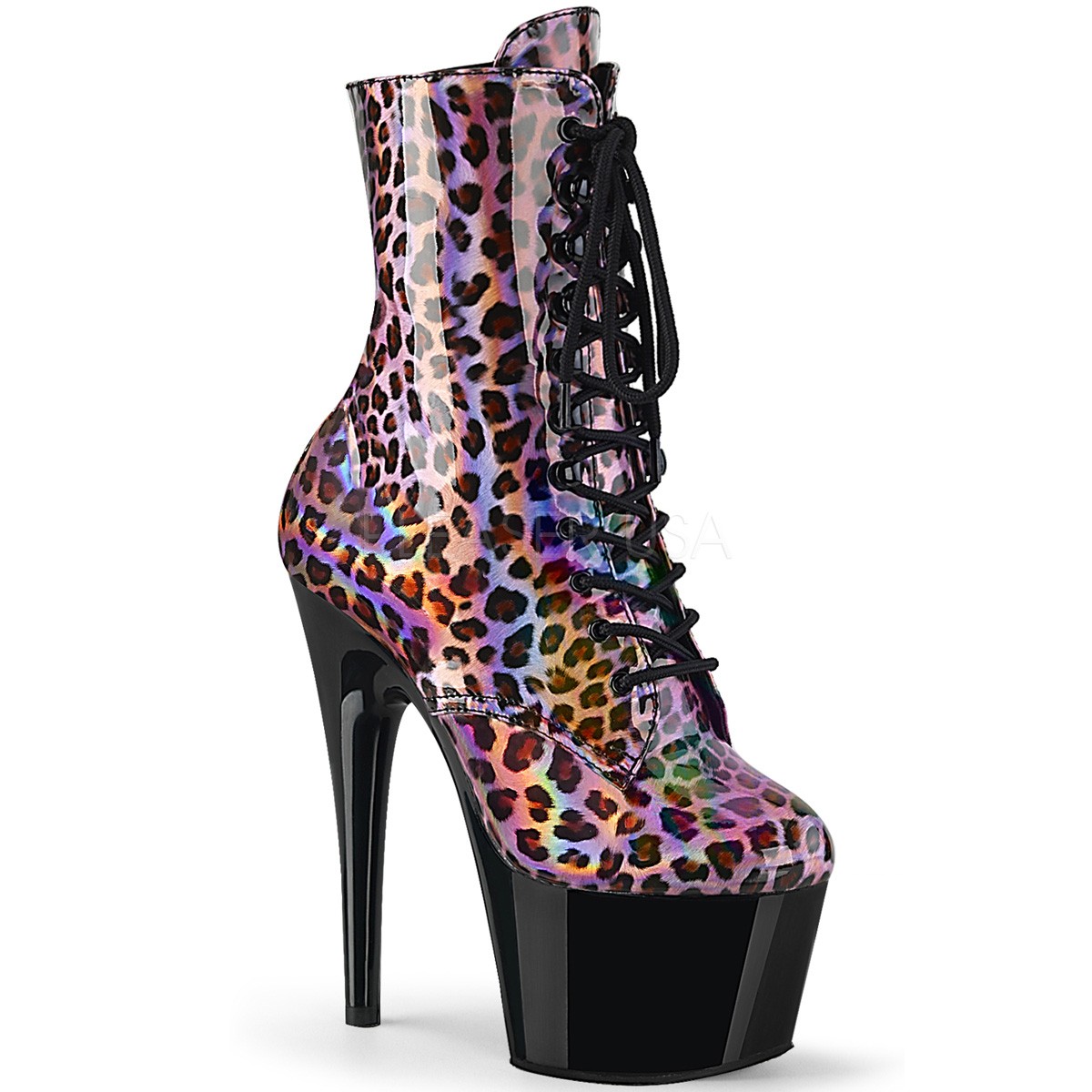 Leopard glitter 18 cm ADORE1020LP2 pole dance stiefeletten