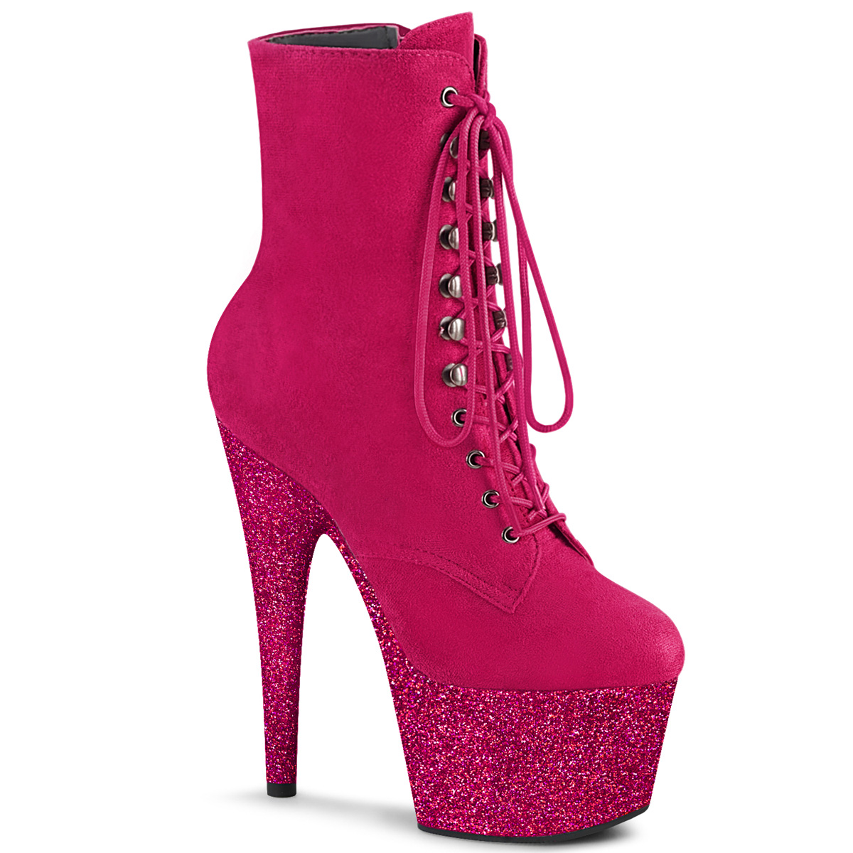 pink sparkly ankle boots