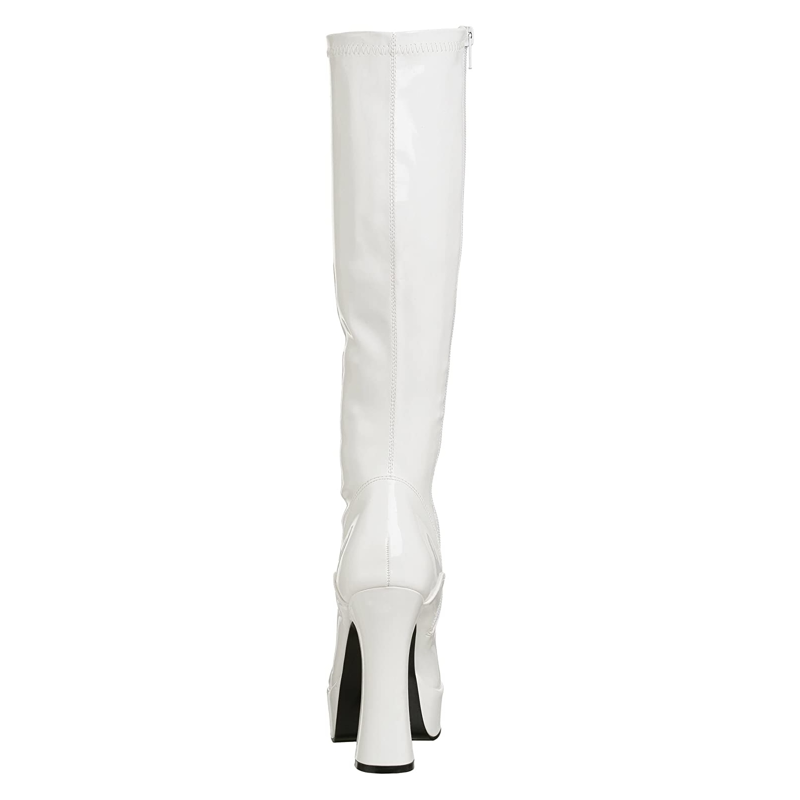 70s white platform boots