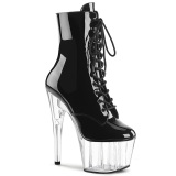 ADORE-1020 18 cm pleaser high heels ankle boots black