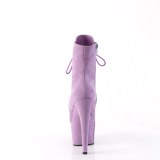 ADORE-1020FS 18 cm pleaser high heels ankle boots lavender