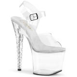 Acryl 18 cm Pleaser UNICORN-708 High Heels Plateauschuhe