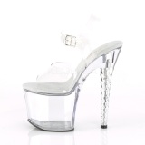 Acryl 18 cm Pleaser UNICORN-708 High Heels Plateauschuhe