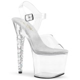 Acryl 18 cm Pleaser UNICORN-708RSH High Heels Plateauschuhe