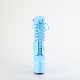 Ankle schnürboots 18 cm ADORE-1020 boots high heels blau