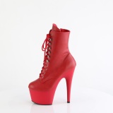 Ankle schnürboots 18 cm ADORE-1020 boots high heels rot
