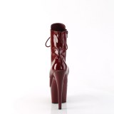 Ankle schnürboots 18 cm ADORE-1020 boots high heels weinrot