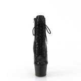 Ankle schnürboots 18 cm ADORE-1020RS boots high heels strass schwarz