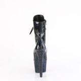 Ankle schnürboots 18 cm BEJ-1020-7 boots high heels strass schwarz