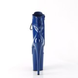 Ankle schnürboots 20 cm FLAMINGO-1020 boots high heels blau