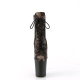 Ankle schnürboots 20 cm FLAMINGO-1020CM boots high heels camouflage