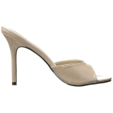 Beige 10 cm CLASSIQUE-01 damen pantoletten schuhe