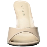 Beige 10 cm CLASSIQUE-01 damen pantoletten schuhe