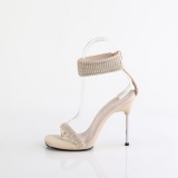 Beige 11,5 cm CHIC-40 fabulicious sandaletten mit stiletto absatz