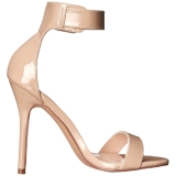 Beige 13 cm AMUSE-10 high heels für männer