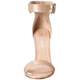 Beige 13 cm AMUSE-10 high heels für männer